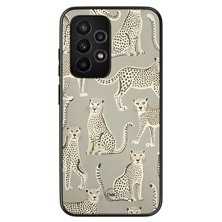 TMK Samsung Galaxy A52 backcover hoesje - Cheetah chic
