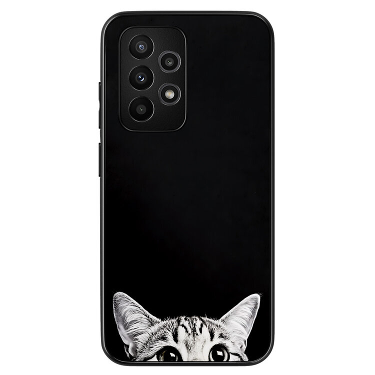 Casevibes Samsung Galaxy A53 backcover hoesje - Kat kiekeboe