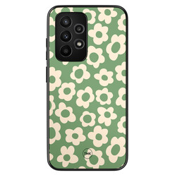 TMK Samsung Galaxy A53 backcover hoesje - Retro cute flowers