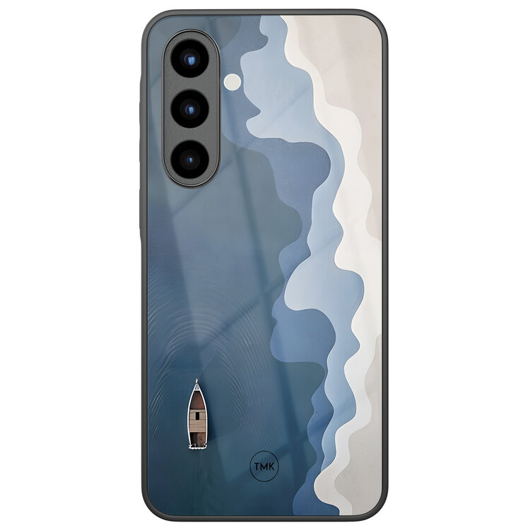 TMK Samsung Galaxy A56 glazen hardcase - Wave after wave