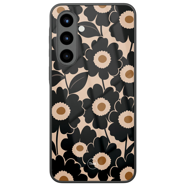 Casevibes Samsung Galaxy A56 glazen hardcase - Bloom luxe