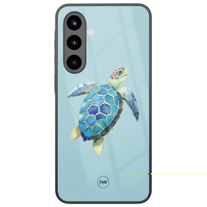 Casevibes Samsung Galaxy A56 glazen hardcase - Schildpad