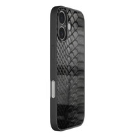TMK iPhone 16 glazen hardcase - Black snake