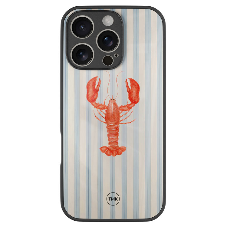 Casevibes iPhone 16 Pro glazen hardcase - Kreeft