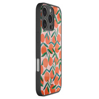 TMK iPhone 16 Pro glazen hardcase - Sweet oranges