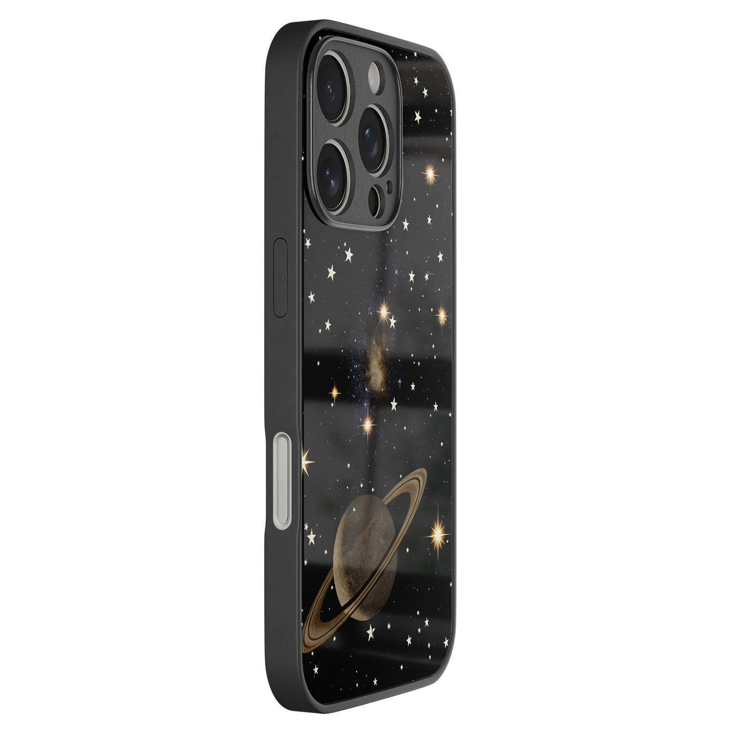 TMK iPhone 16 Pro glazen hardcase - Space