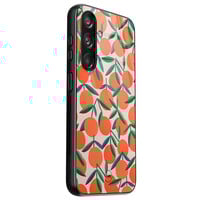 TMK Samsung Galaxy S24 glazen hardcase - Sweet oranges