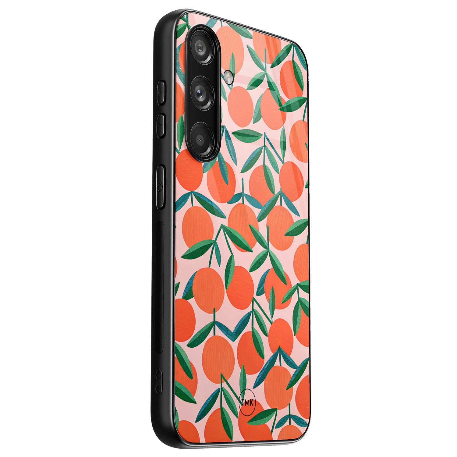 TMK Samsung Galaxy S24 glazen hardcase - Sweet oranges