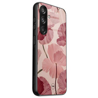 TMK Samsung Galaxy S24 glazen hardcase - Vintage blossom