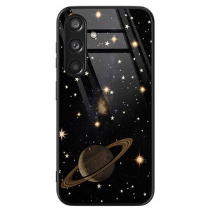 TMK Samsung Galaxy S24 glazen hardcase - Space