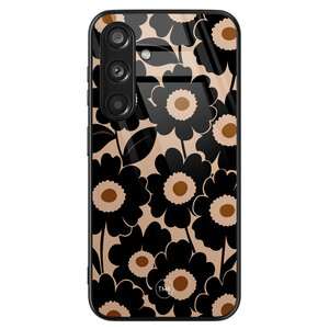 TMK Samsung Galaxy S24 glazen hardcase - Bloom luxe