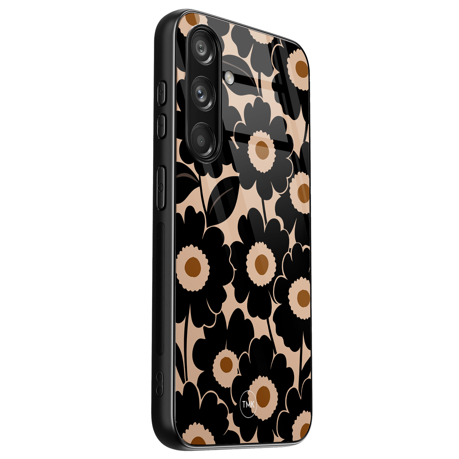 TMK Samsung Galaxy S24 glazen hardcase - Bloom luxe