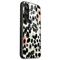 TMK Samsung Galaxy S24 glazen hardcase - Modern dots