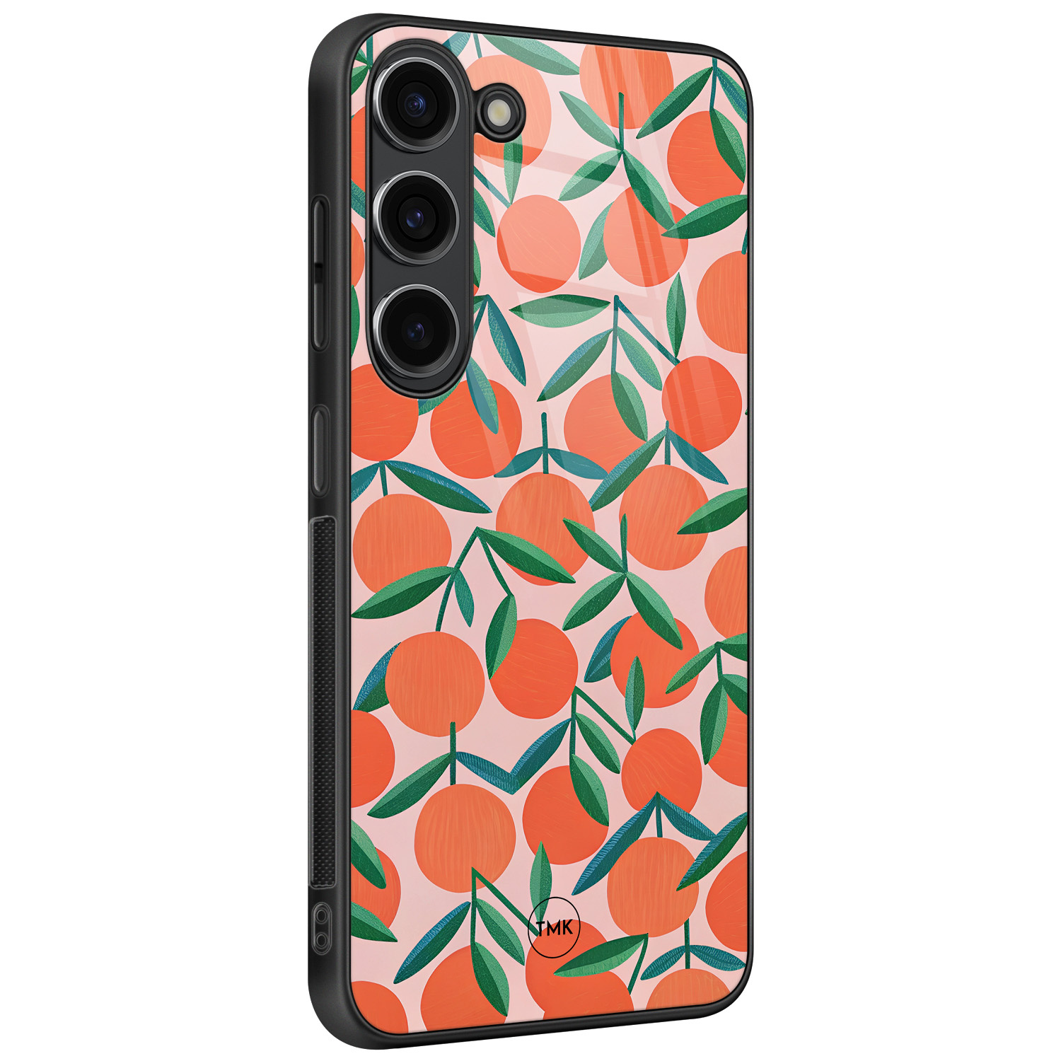 TMK Samsung Galaxy S23 glazen hardcase - Sweet oranges