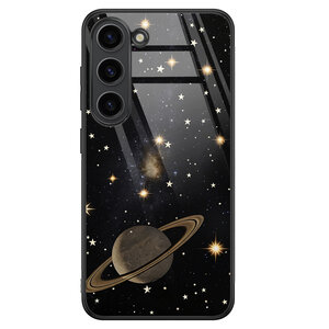 Casevibes Samsung Galaxy S23 glazen hardcase - Space