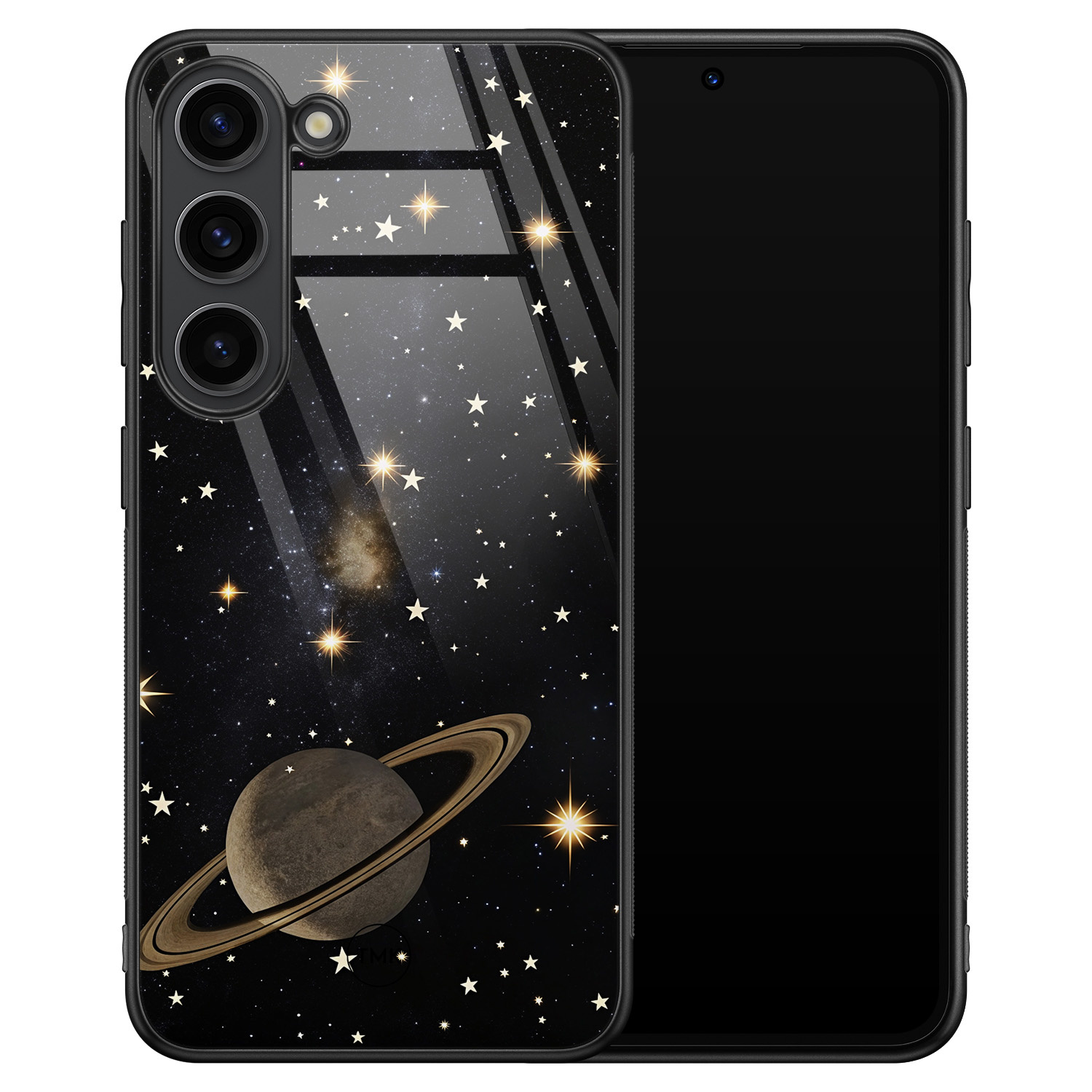 TMK Samsung Galaxy S23 glazen hardcase - Space