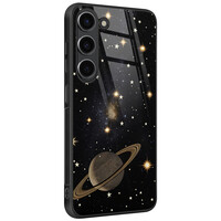 TMK Samsung Galaxy S23 glazen hardcase - Space