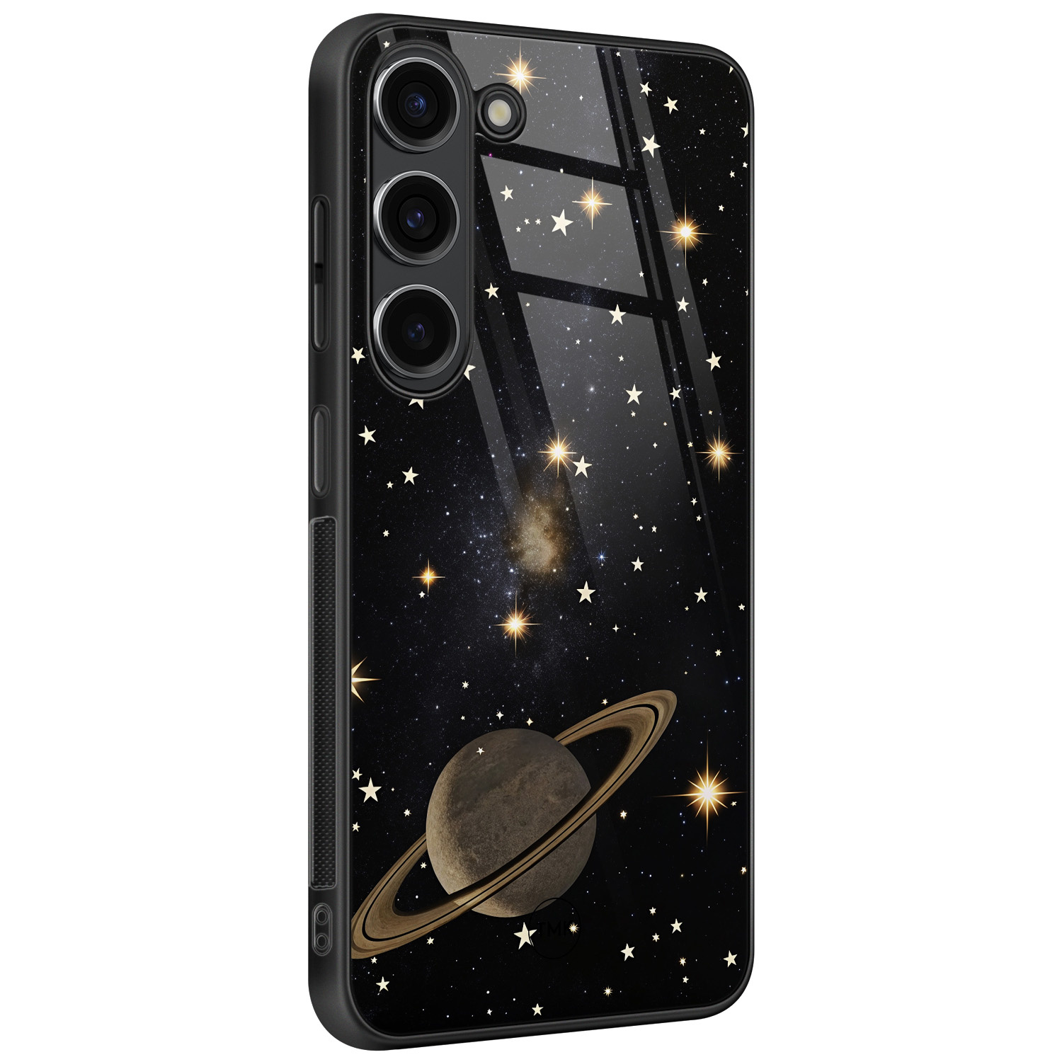 TMK Samsung Galaxy S23 glazen hardcase - Space