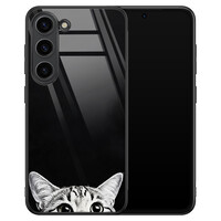 TMK Samsung Galaxy S23 glazen hardcase - Kat kiekeboe