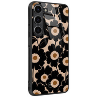 TMK Samsung Galaxy S23 glazen hardcase - Bloom luxe