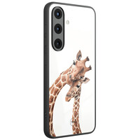 TMK Samsung Galaxy S25 glazen hardcase - Giraffen