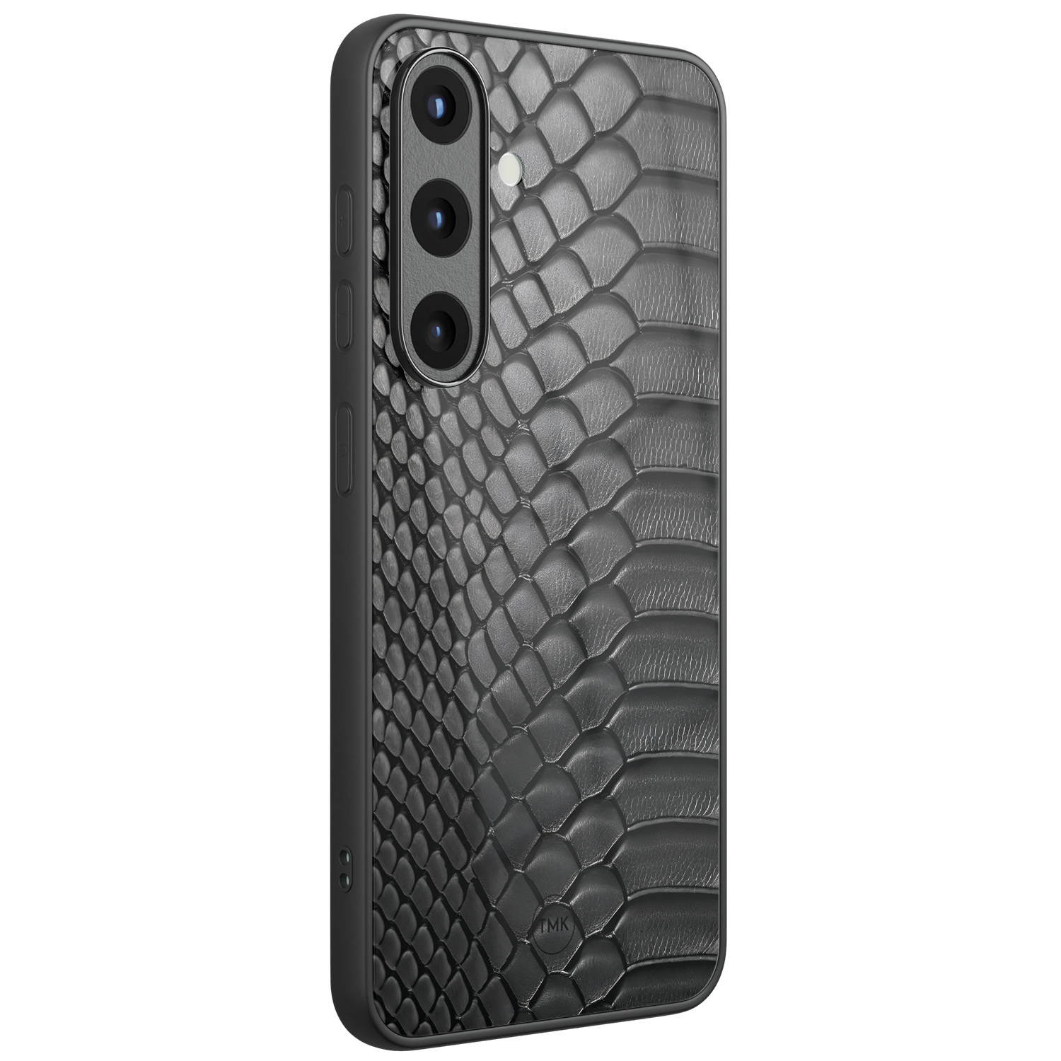 TMK Samsung Galaxy S25 glazen hardcase - Black snake