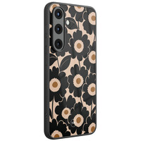 TMK Samsung Galaxy S25 glazen hardcase - Bloom luxe