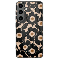 TMK Samsung Galaxy S25 glazen hardcase - Bloom luxe