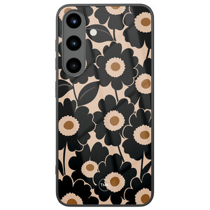 Casevibes Samsung Galaxy S25 glazen hardcase - Bloom luxe