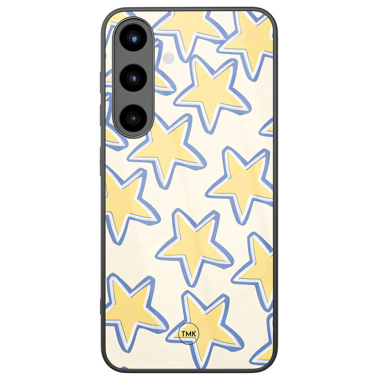 TMK Samsung Galaxy S25 glazen hardcase - Retro stars