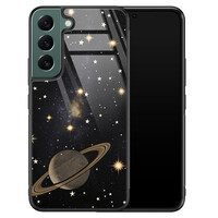 TMK Samsung Galaxy S22 glazen hardcase - Space
