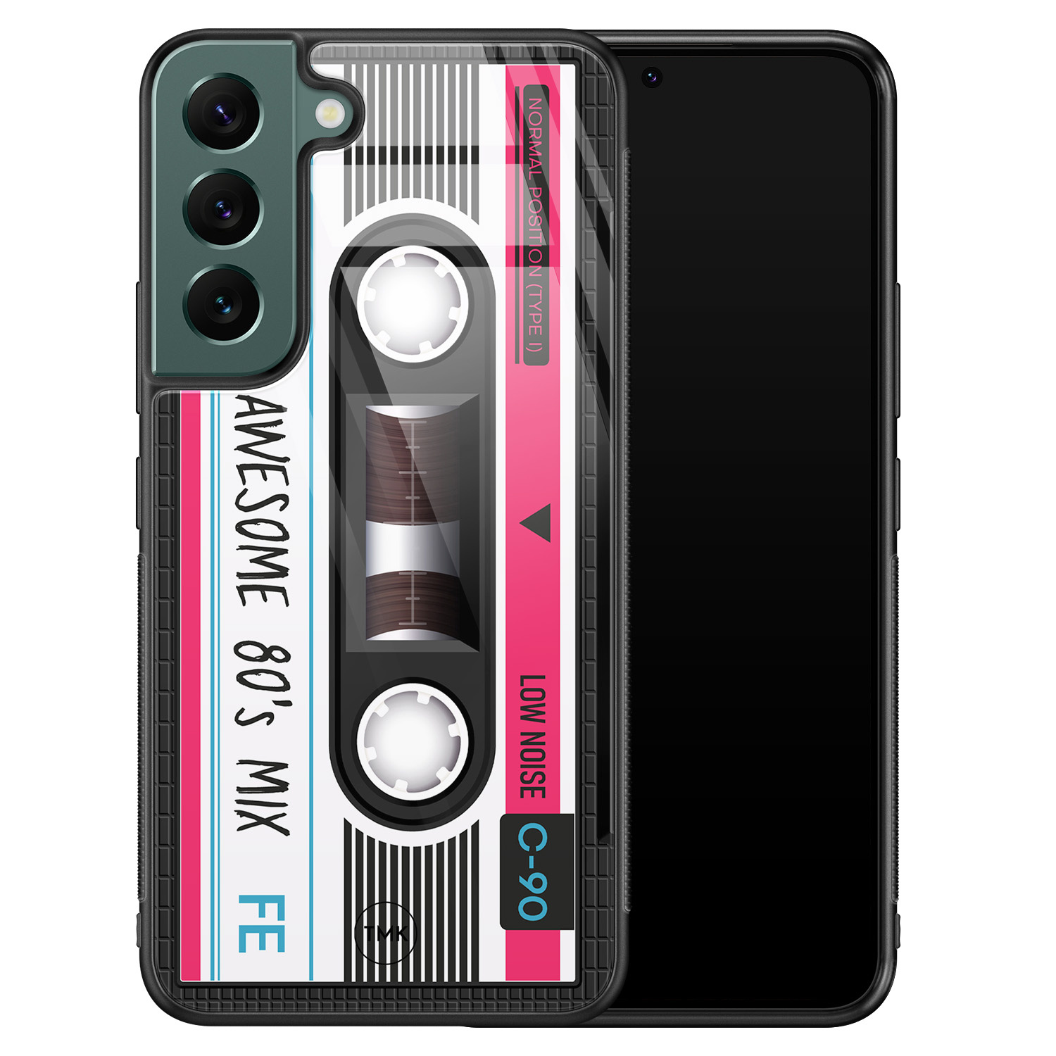 TMK Samsung Galaxy S22 glazen hardcase - Cassette