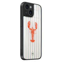 TMK iPhone 15 glazen hardcase - Kreeft