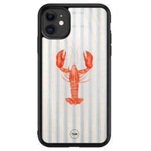 TMK iPhone 11 glazen hardcase - Kreeft