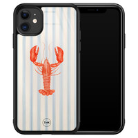 TMK iPhone 11 glazen hardcase - Kreeft
