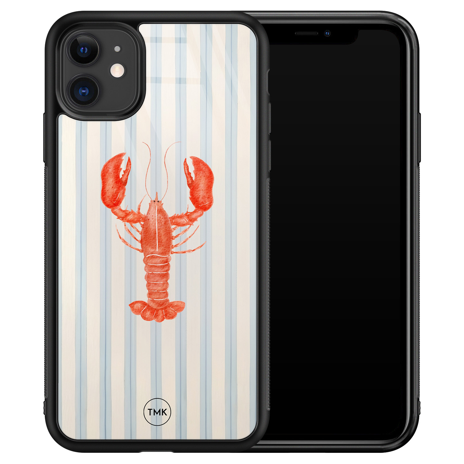 TMK iPhone 11 glazen hardcase - Kreeft