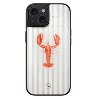 TMK iPhone 15 glazen hardcase - Kreeft