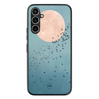 TMK Samsung Galaxy A54 backcover hoesje - Moon birds