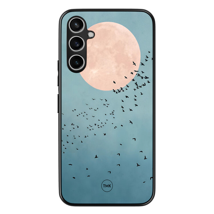 Casevibes Samsung Galaxy A54 backcover hoesje - Moon birds