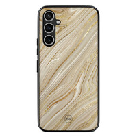 TMK Samsung Galaxy A54 backcover hoesje - Golden marble