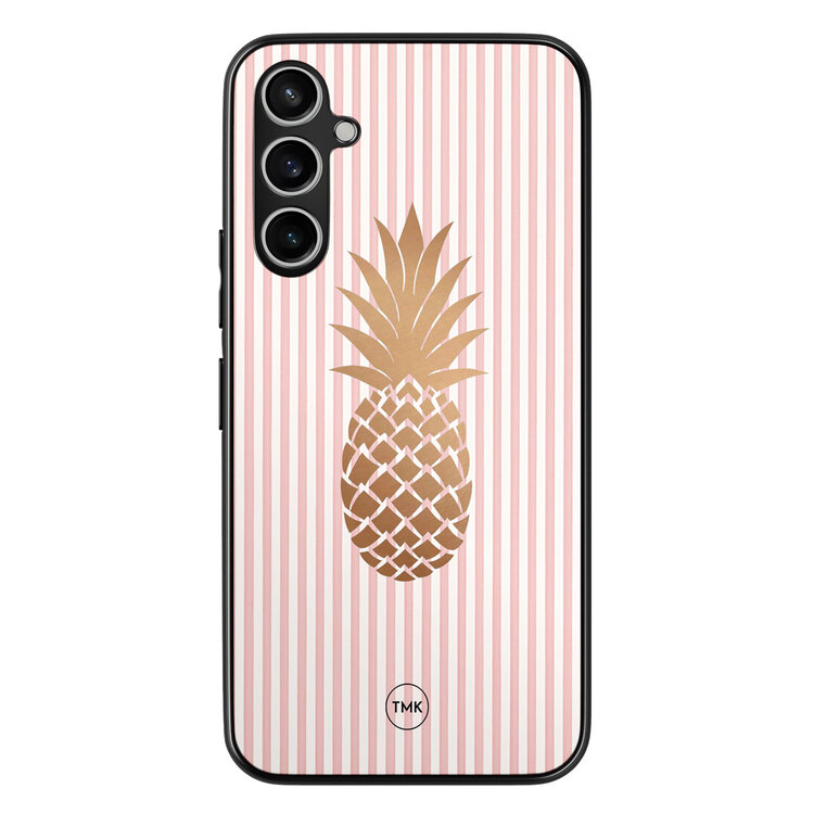 Casevibes Samsung Galaxy A54 backcover hoesje - Ananas roze