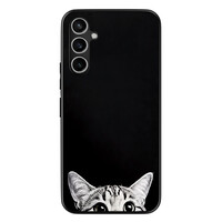 TMK Samsung Galaxy A54 backcover hoesje - Kat kiekeboe