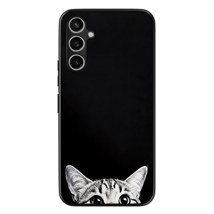 Casevibes Samsung Galaxy A54 backcover hoesje - Kat kiekeboe