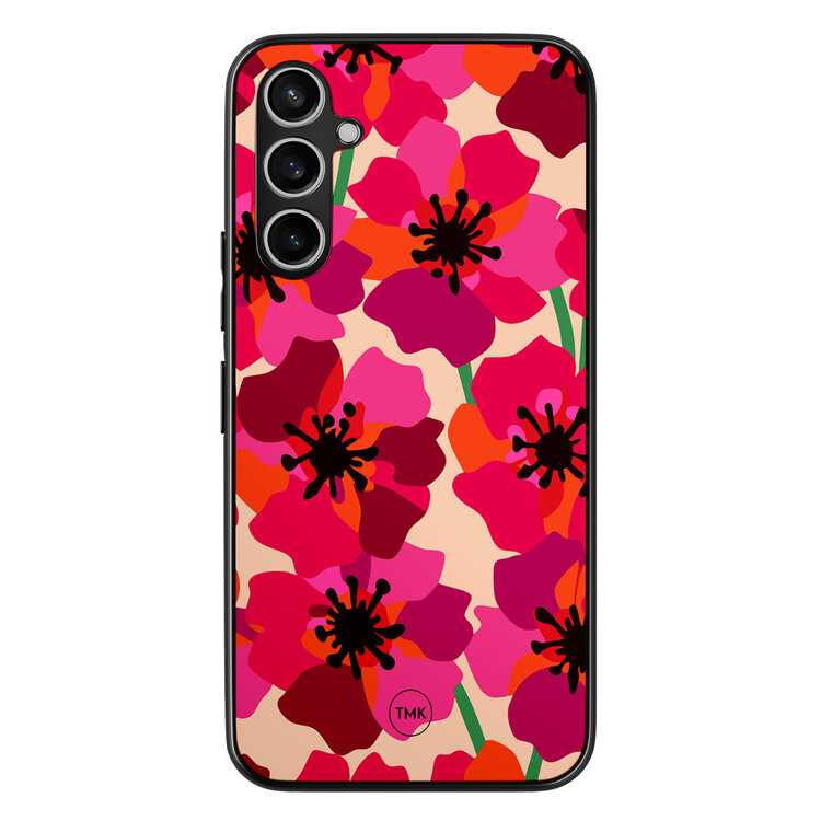 TMK Samsung Galaxy A54 backcover hoesje - Pink floral bliss