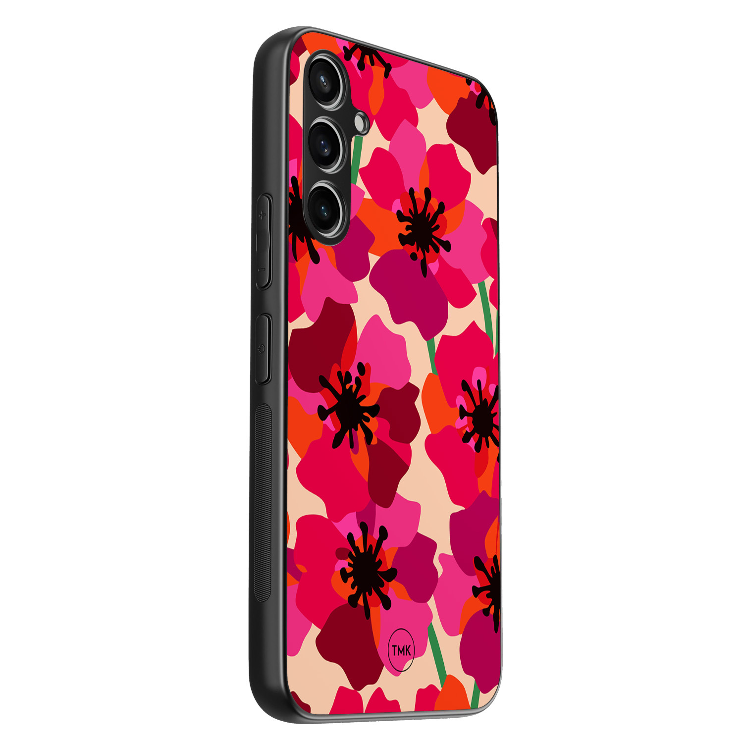 TMK Samsung Galaxy A54 backcover hoesje - Pink floral bliss