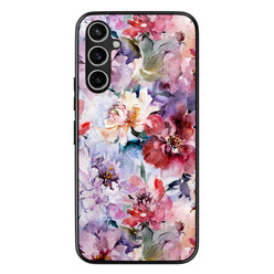TMK Samsung Galaxy A54 backcover hoesje - Bloemen acryl