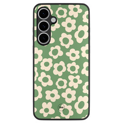 TMK Samsung Galaxy S24 FE backcover hoesje - Retro cute flowers