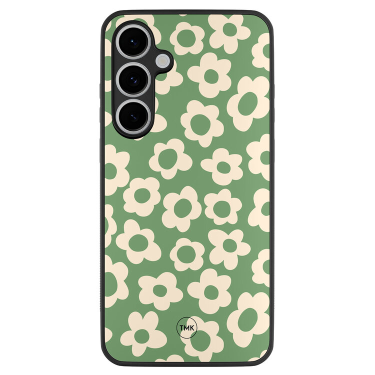 TMK Samsung Galaxy S24 FE backcover hoesje - Retro cute flowers