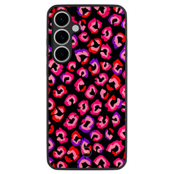 TMK Samsung Galaxy S24 FE backcover hoesje - Luipaard neon