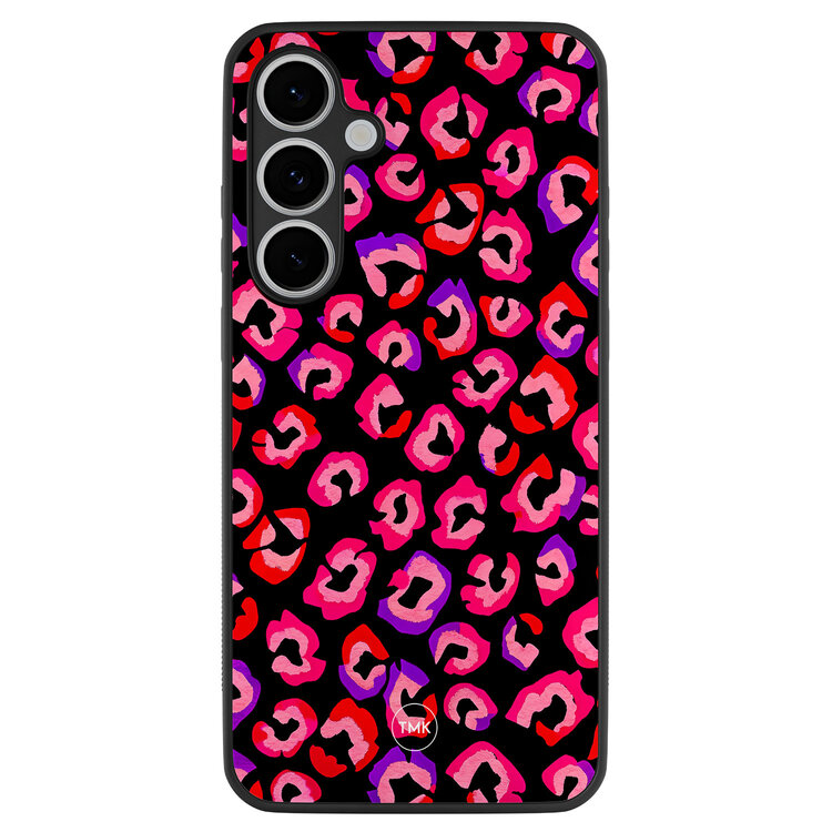 Casevibes Samsung Galaxy S24 FE backcover hoesje - Luipaard neon
